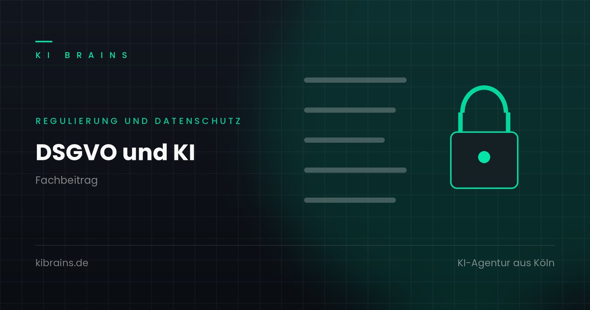 DSGVO und KI: Schloss vor Datenzeilen