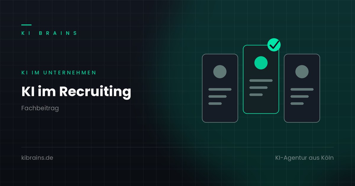 KI im Recruiting: Drei Profilkarten, eine passt